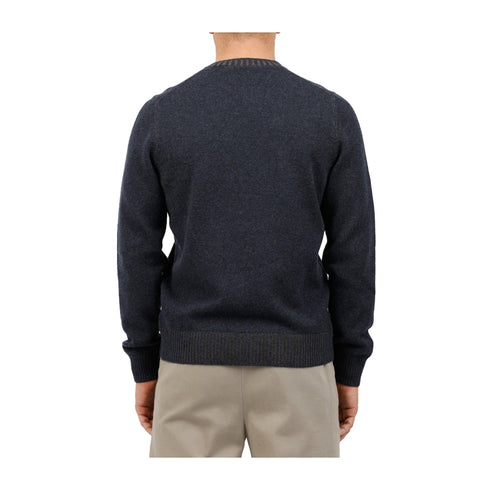 Gran Sasso Pullover Maglia Uomo girocollo in morbida lana 48 A24 - GRAN SASSO2315519613 - 589 - 48 - Francavilla Moda